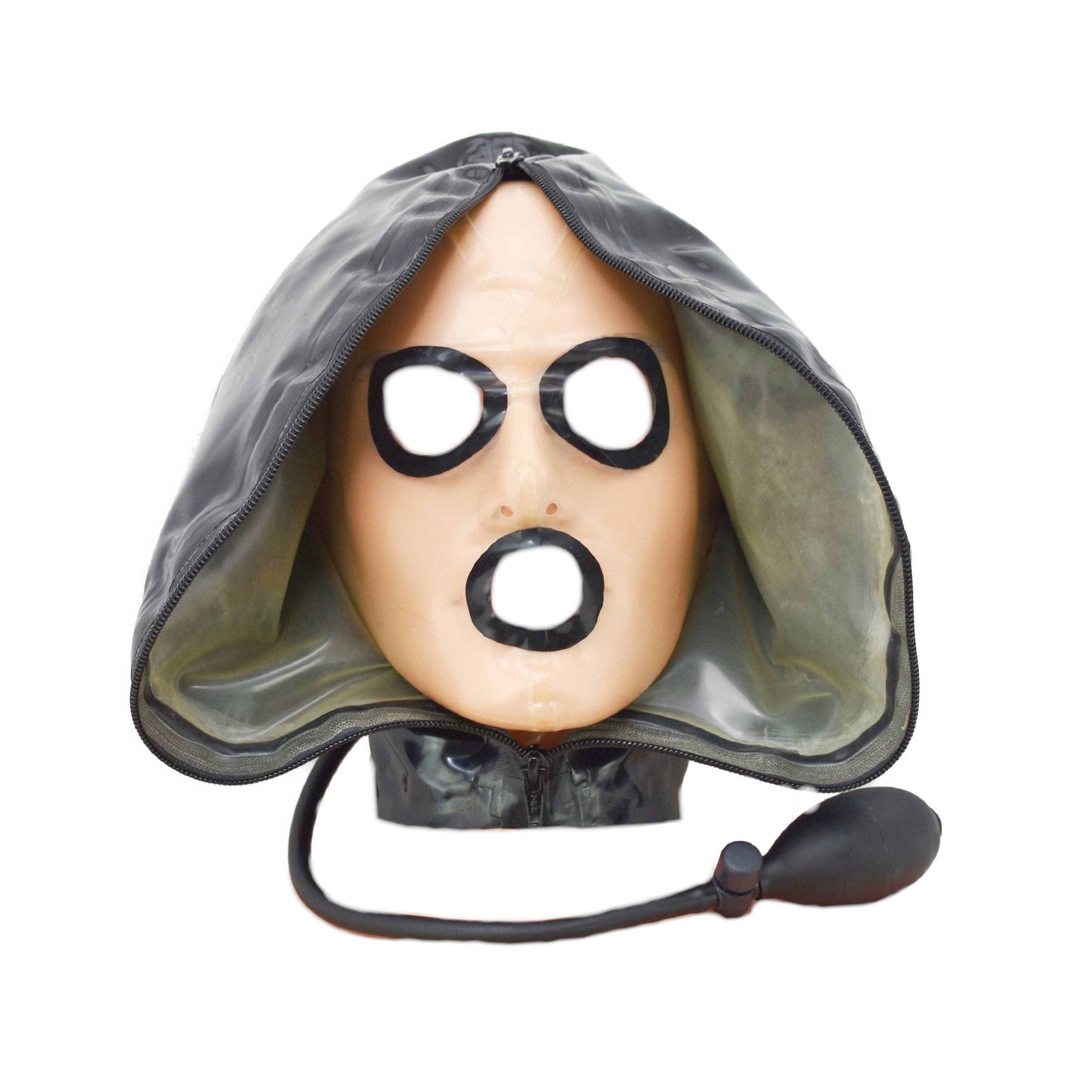 Latex Ballon-Maske zum Aufpumpen