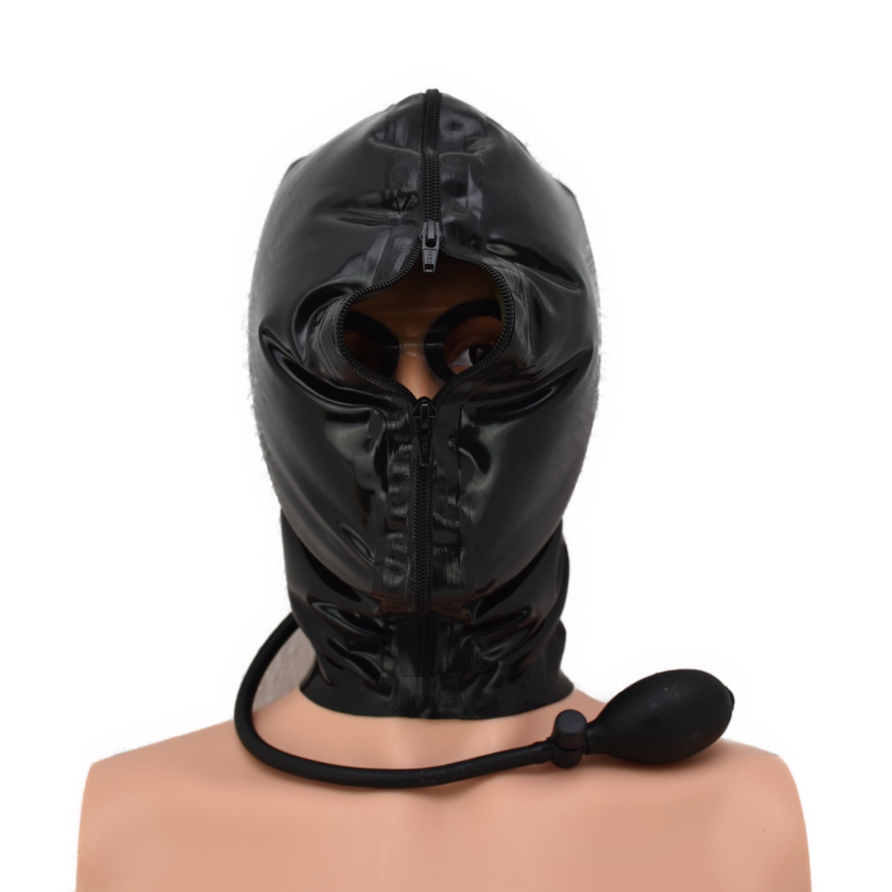 Latex Ballon-Maske zum Aufpumpen