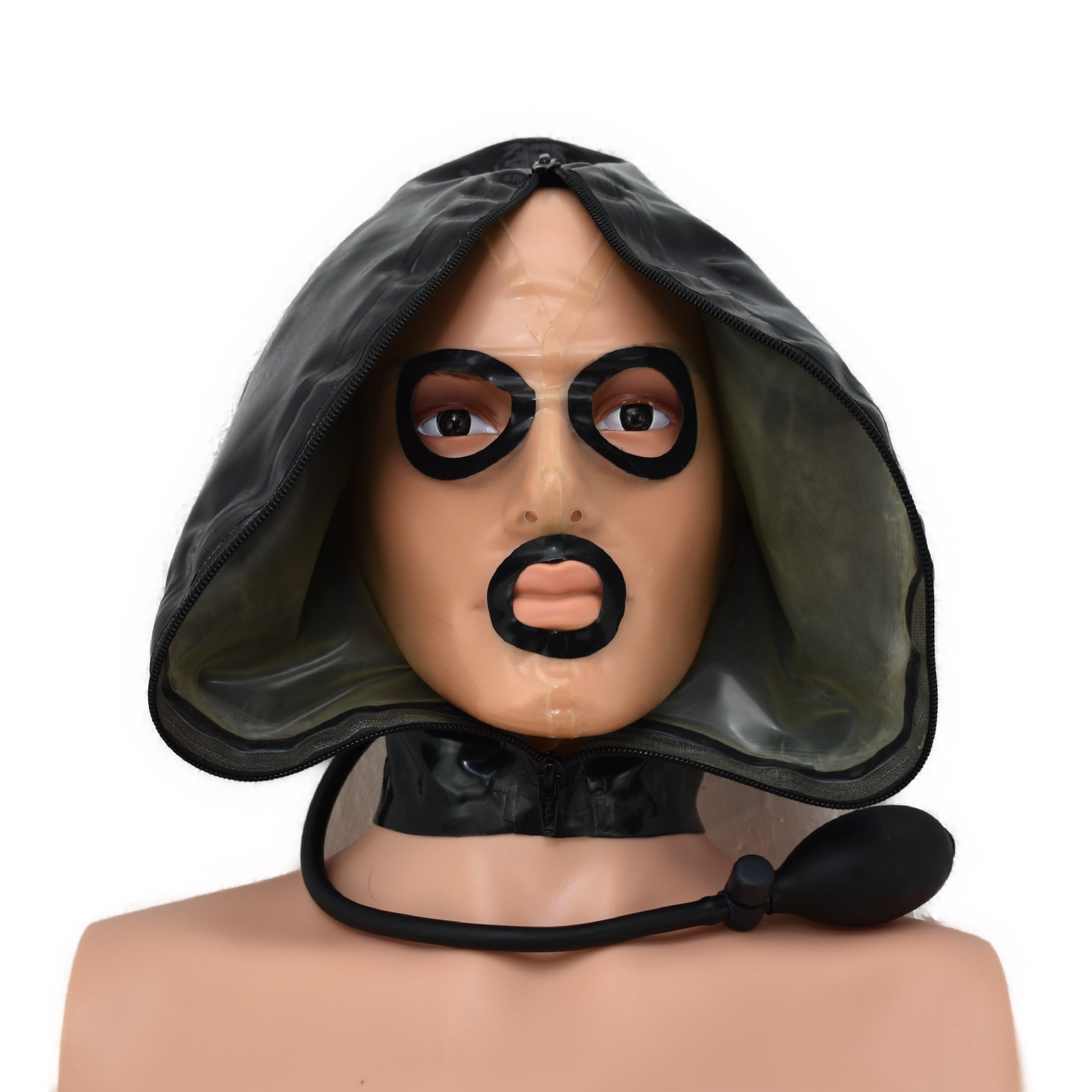 Latex Ballon-Maske zum Aufpumpen