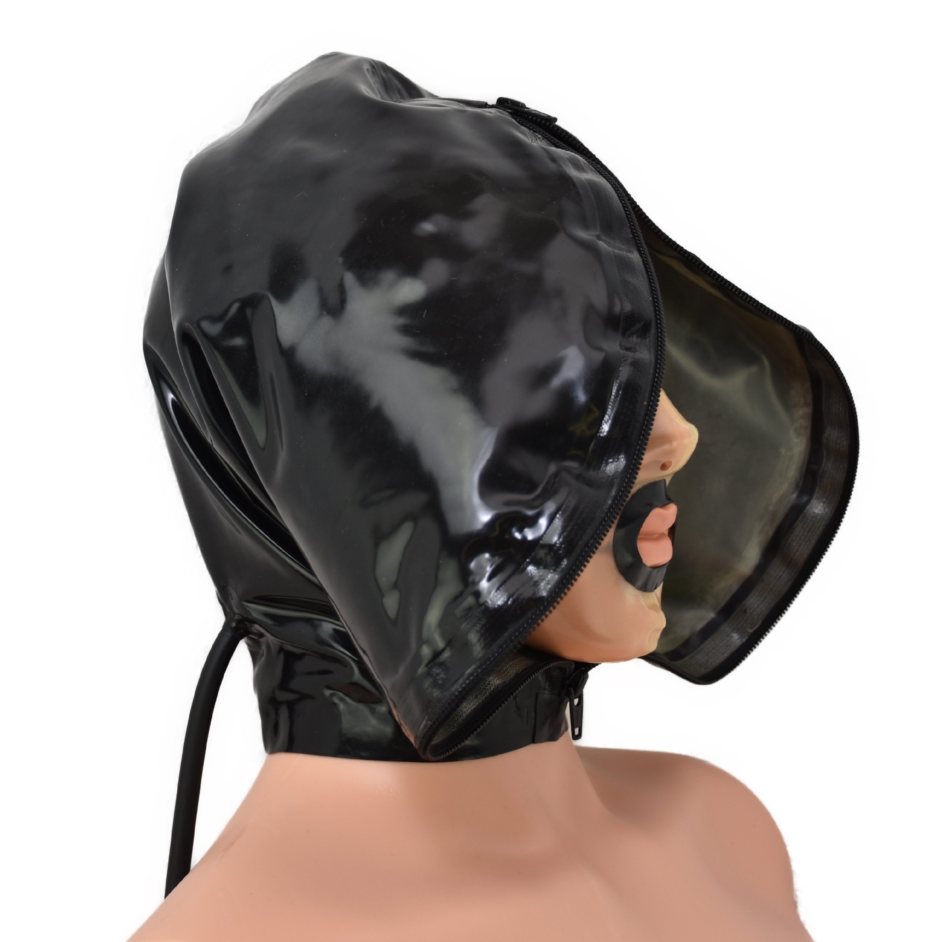 Latex Ballon-Maske zum Aufpumpen